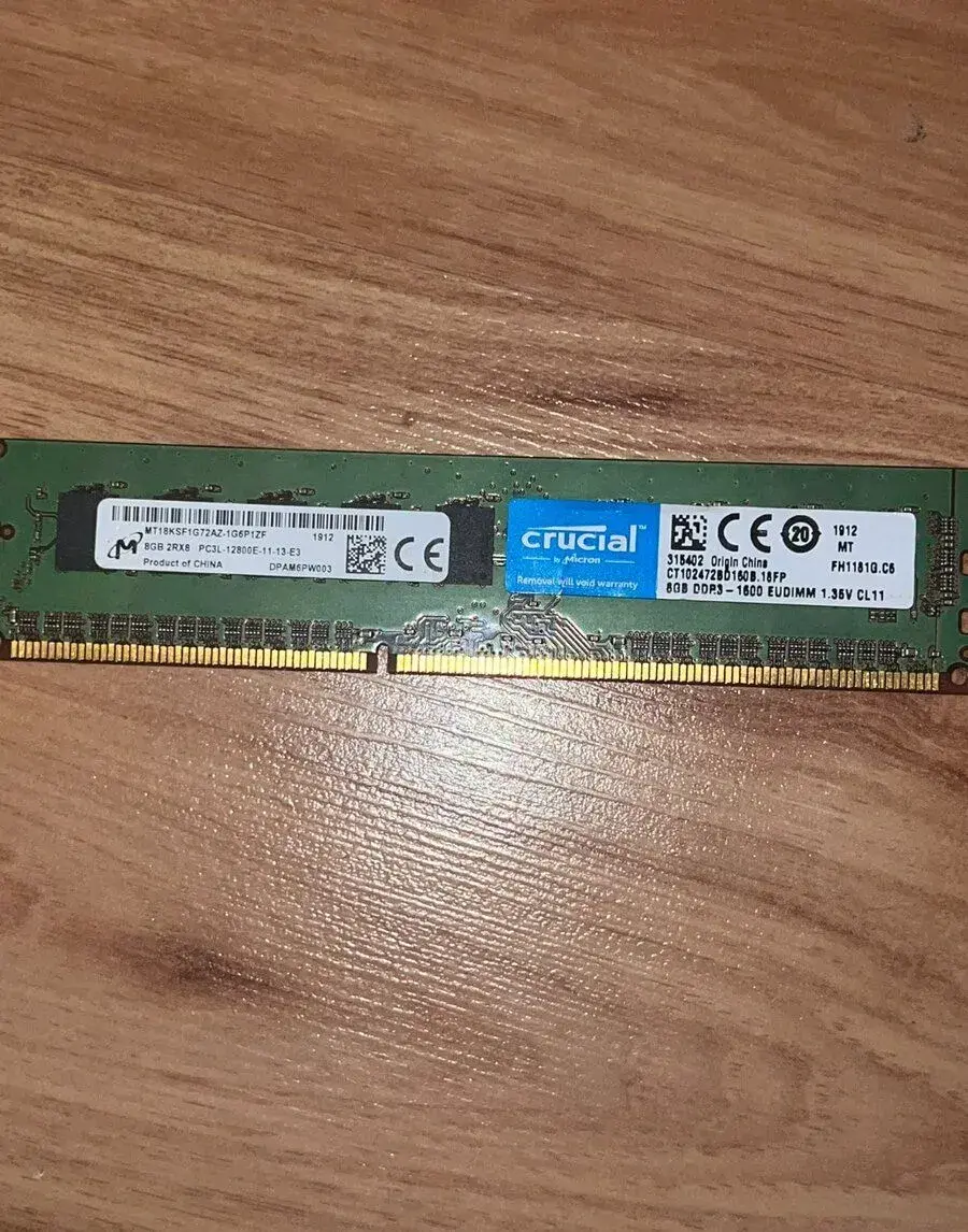 Micron 8GB DDR3 1600MHz