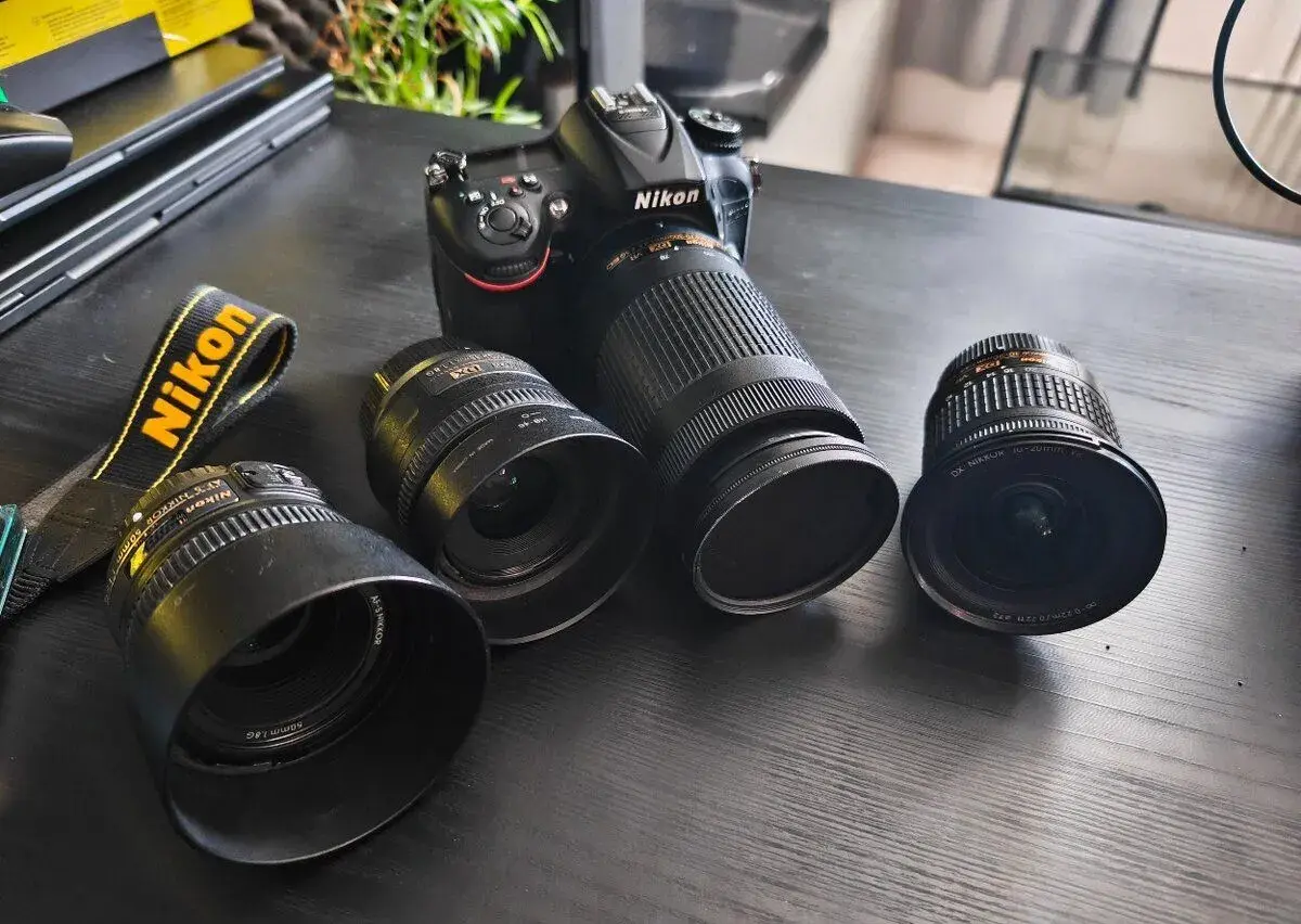 Nikon D7200 + 4 objektívy
