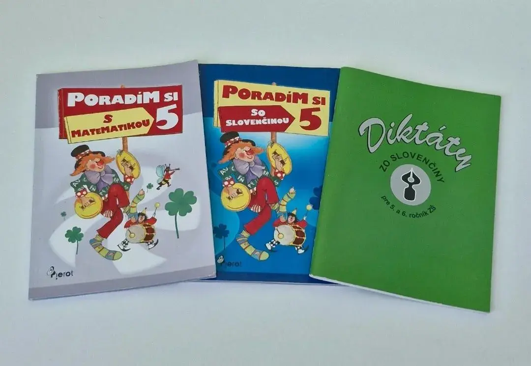 Diktáty a cvičné zošity SJL a MAT 5. ročník