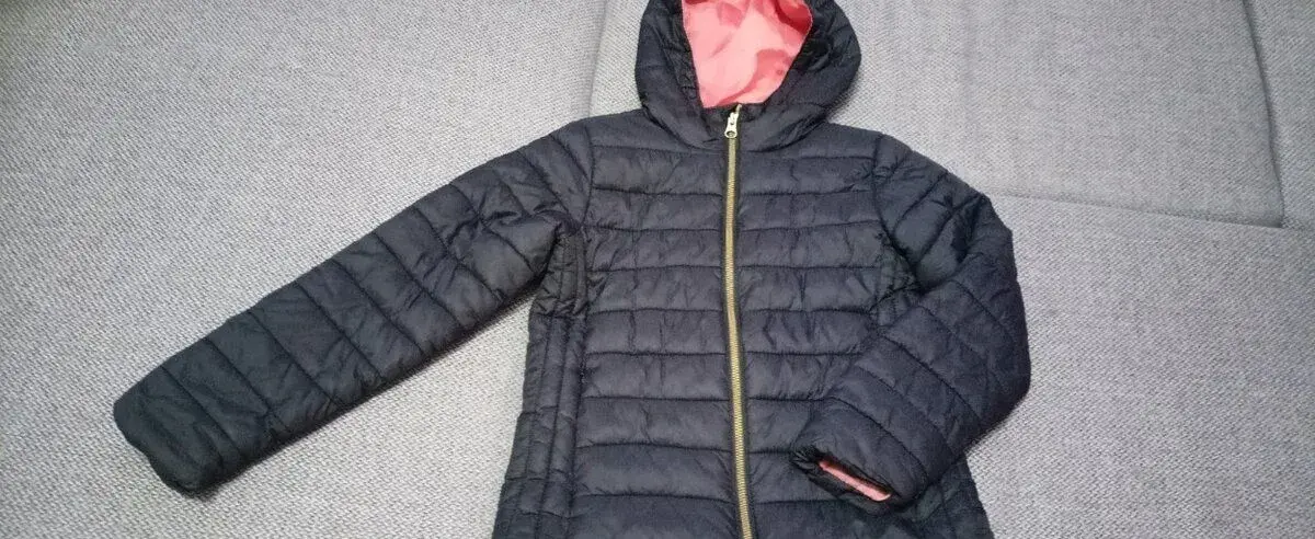 Bunda veľ.128 prešívaná, teplejšia prechodná