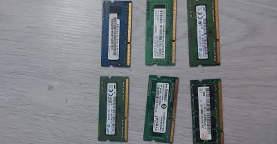 DDR2 a DDR3 RAM pamäte do notebooku - rôzne kapacity