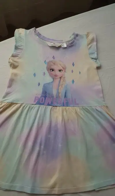 Frozen Elza bavlnené šaty HM