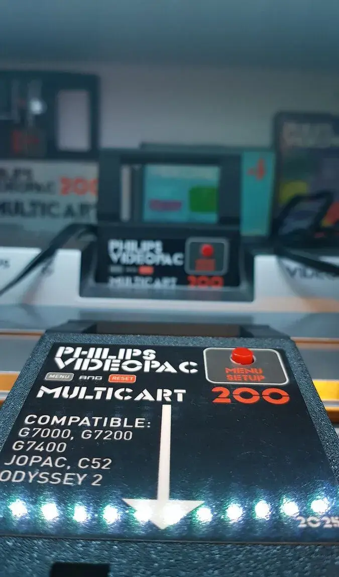 Videopac multikarta kazeta cartridge 200 hier + zoznam