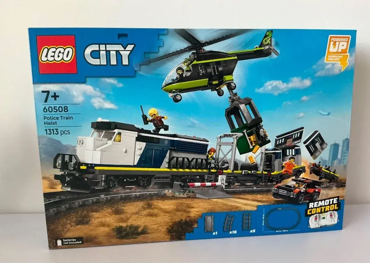 LEGO® City 60508 Lúpež v policajnom vlaku
