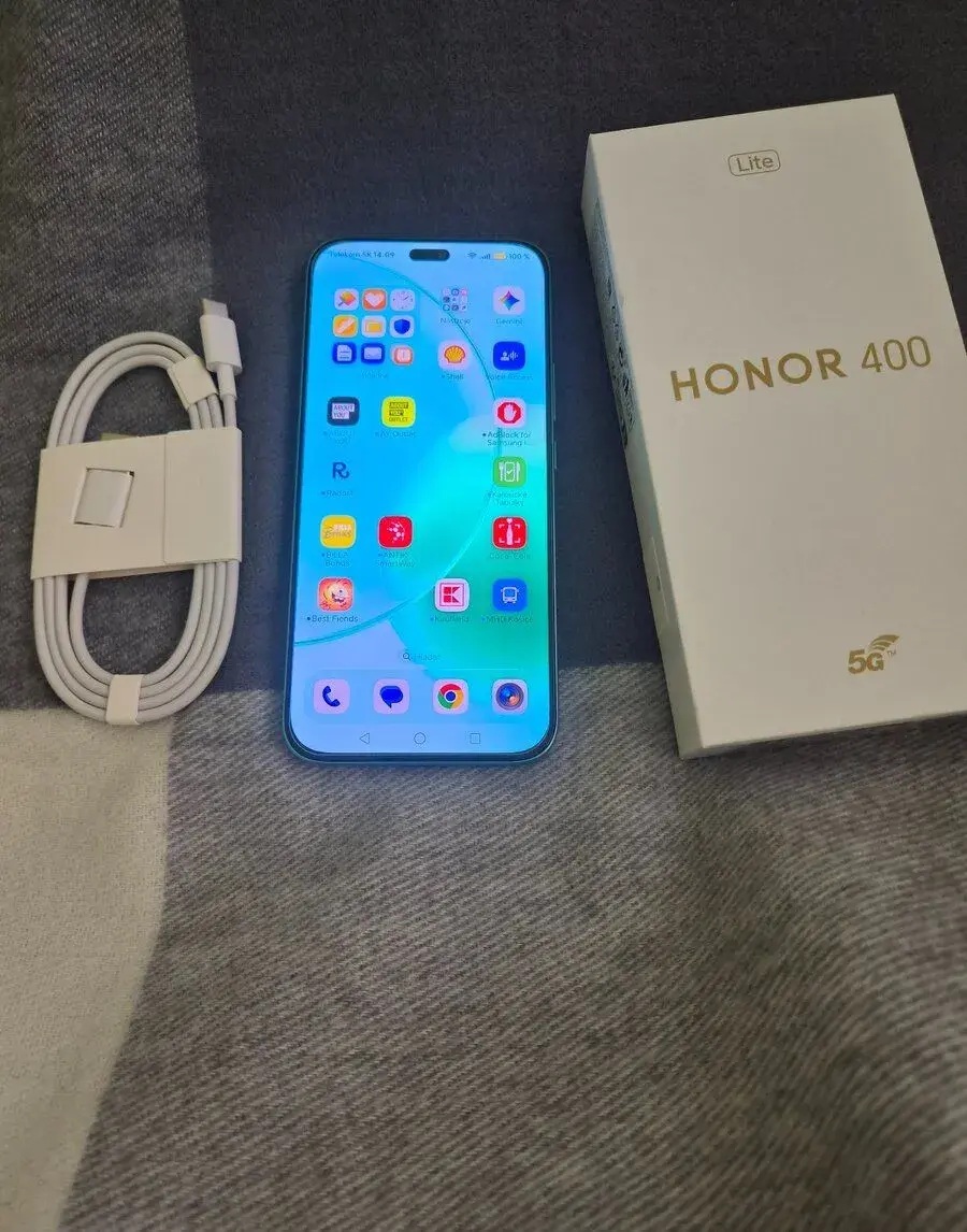 Honor 400 lite 5g duos 8gb 256zelený v super stave v záruke