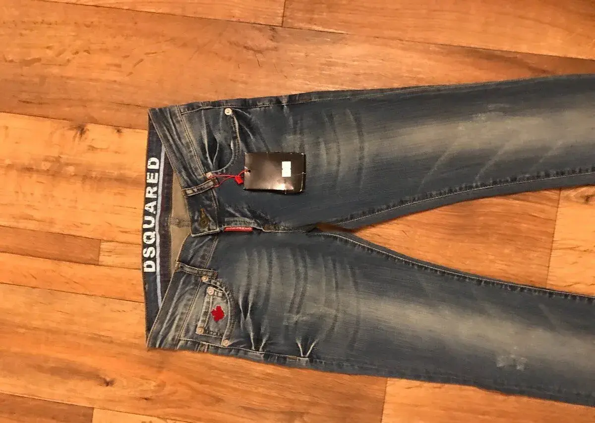 NOVÉ DSQUARED originál damske rifle w27/L 34 S