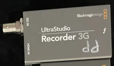 Blackmagic UltraStudio Recorder 3G Thunderbolt 3 SDI/HDMI