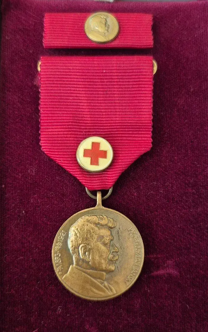 Medaila J.JANSKÉHO, bronz + miniatúrka