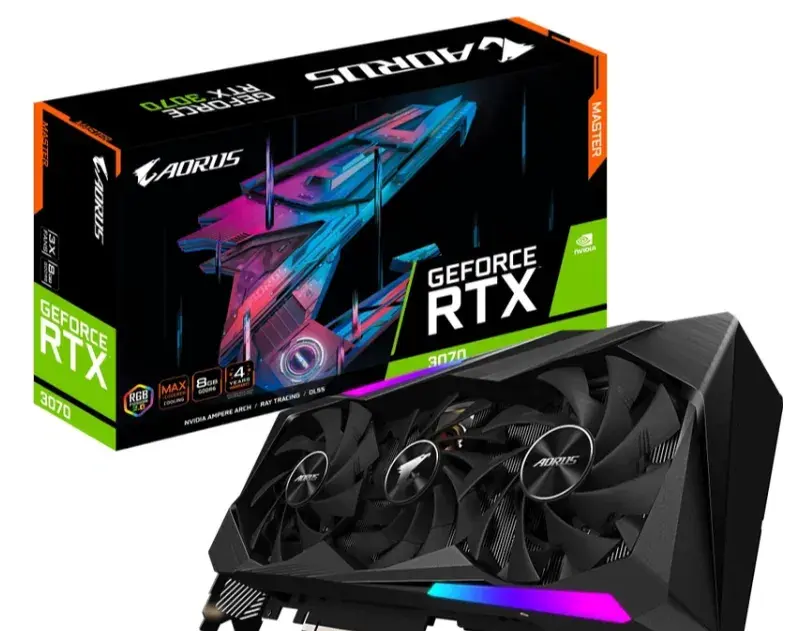 Gigabyte AORUS RTX 3070 MASTER 8GB