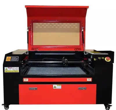 Laserová gravírka 80W CO2, plocha 700×500 mm, Ruida RDC6445