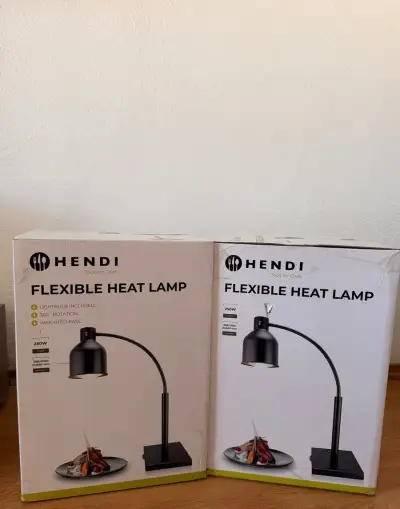 Flexibilná ohrievacia lampa , HENDI, Čierna, 230V/250W
