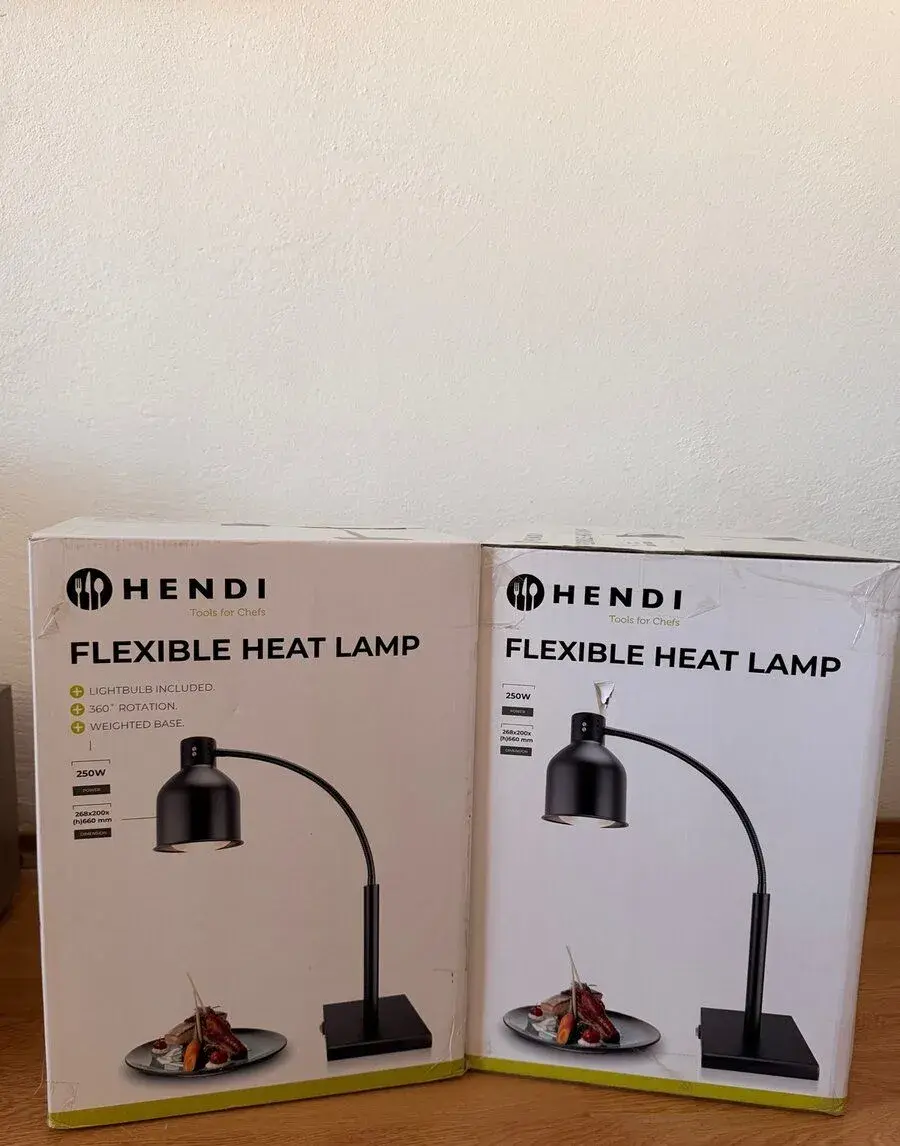 Flexibilná ohrievacia lampa , HENDI, Čierna, 230V/250W