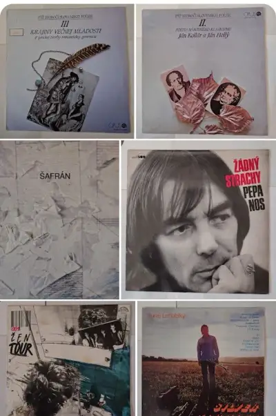 6 LP platní spolu za 25€