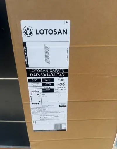 LOTOSAN Darwin radiátor 50x140, cinnamon