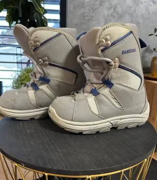 Detské snowboardové topánky BURTON – sivé, veľ. 35