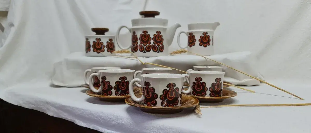 Čajová súprava KERA VITRAL Czechoslovakia