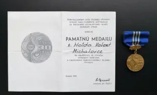 Pamätná medaila 30 let sjednocení telesné výchovy