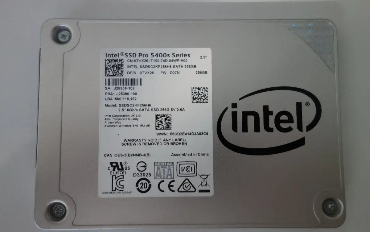 256GB SSD INTEL Pro 5400s 2.5" SATA