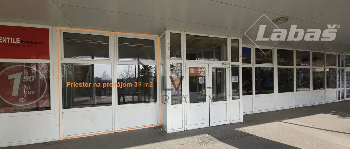 Priestor na prenájom OC Hornád, 36m2