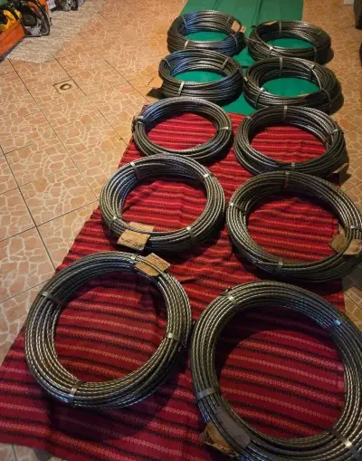 Nové kvalitné valcované lano 12mm na navijak pre lkt
