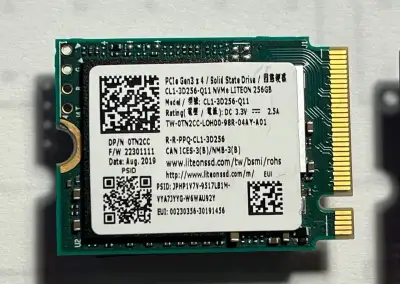 Liteon SSD 256GB M2 - mensi rozmer