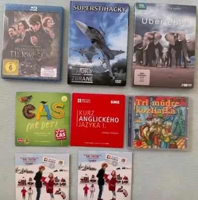 CD a DVD pre deti