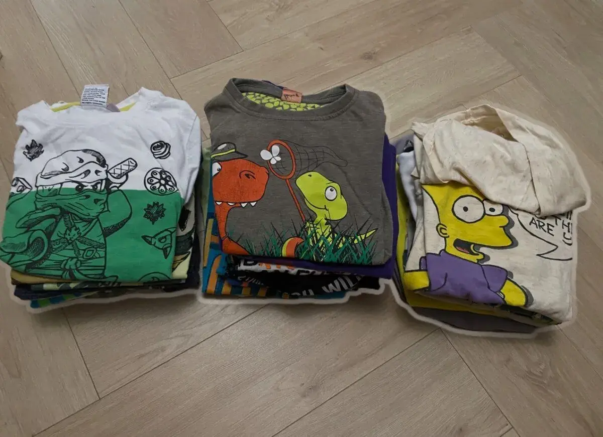 Detské krátke tričká 122 darujem za niečo zdravé