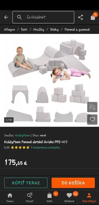 Kiddymoon suchý bazén s loptičkami a penové ihrisko