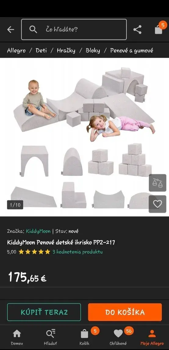 Kiddymoon suchý bazén s loptičkami a penové ihrisko