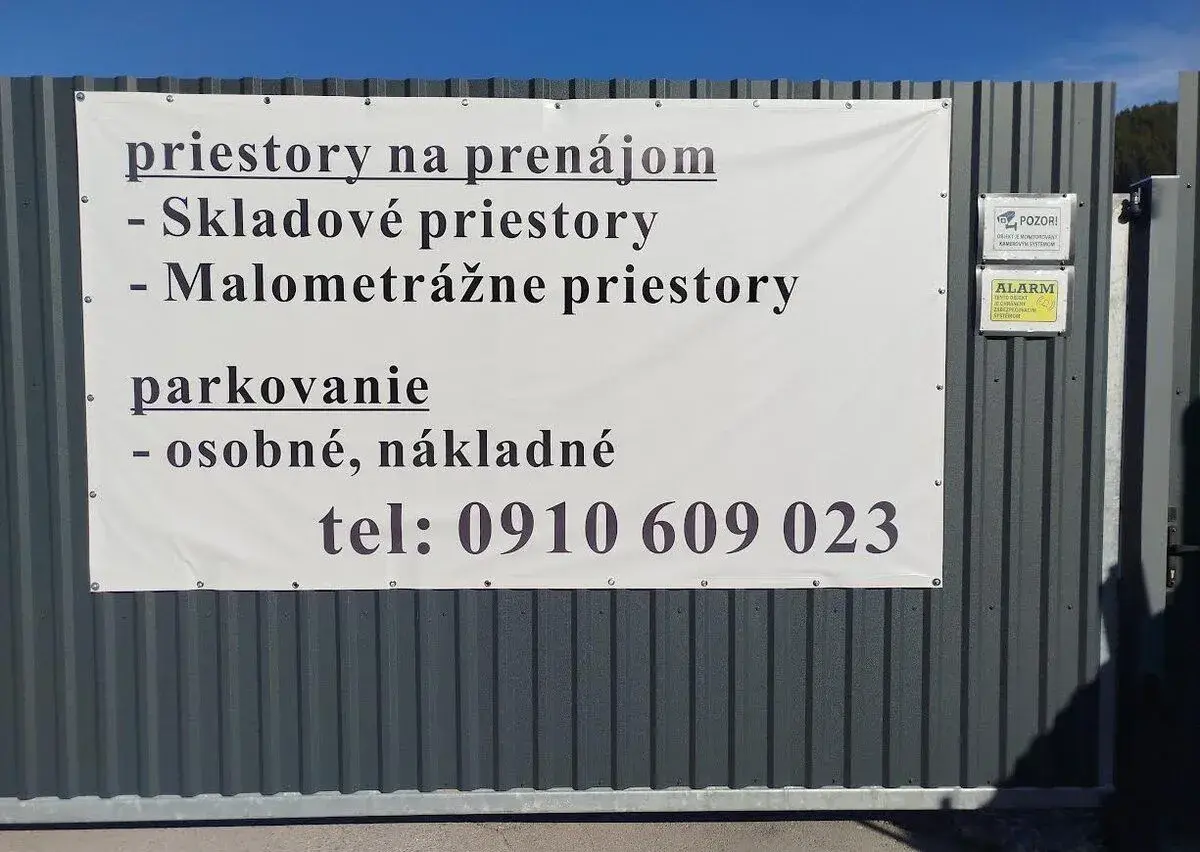 sklad, garáž krásno nad kysucou