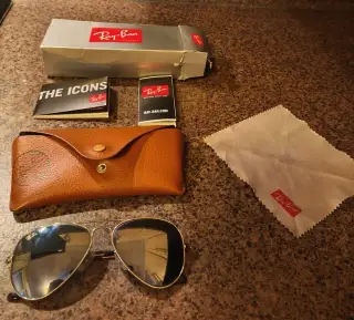 Slnečné okuliare Ray-Ban Aviator pánske