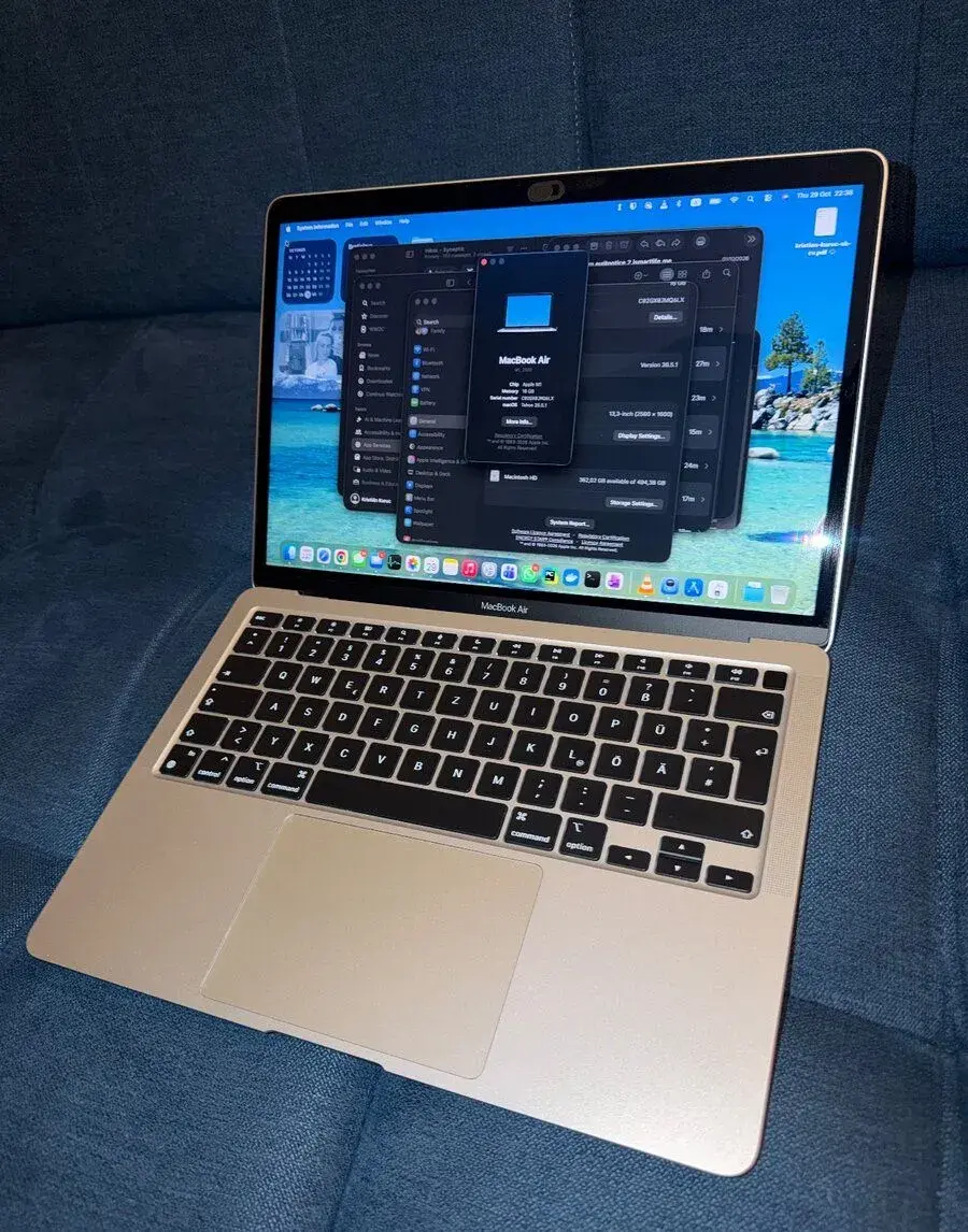 Macbook Air m1 16GB 512GB