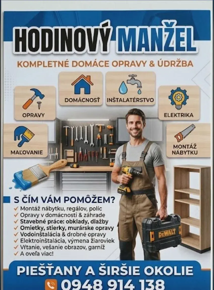 Hodinový manžel na čokoľvek 24/7