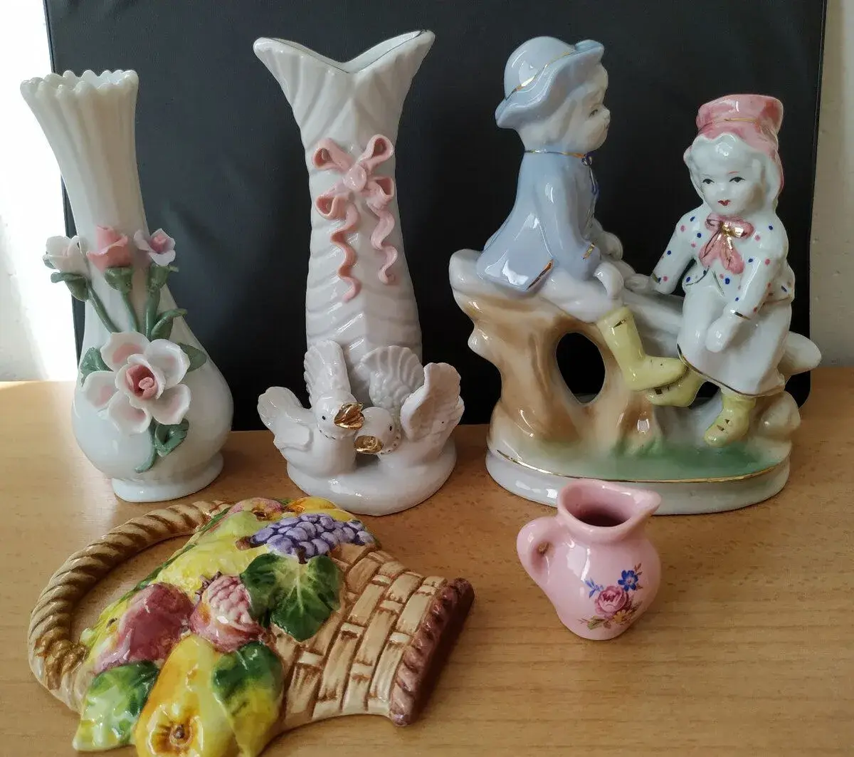 Porcelánové dekorácie- soška, vázy