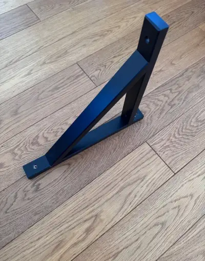 Drevené čierne konzoly IKEA EKBY VALTER