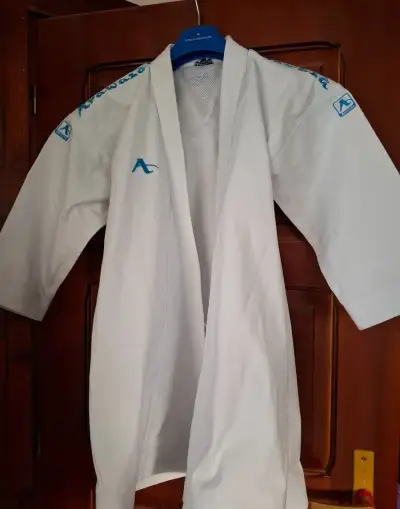Kimono kata Arawaza black WKF modra++červená v.160