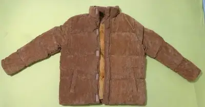 Hnedá pánska menčestrová bunda, veľkosť XL