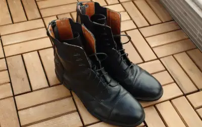 Kožené jazdecké topánky (perka) ELT, veľ. 42
