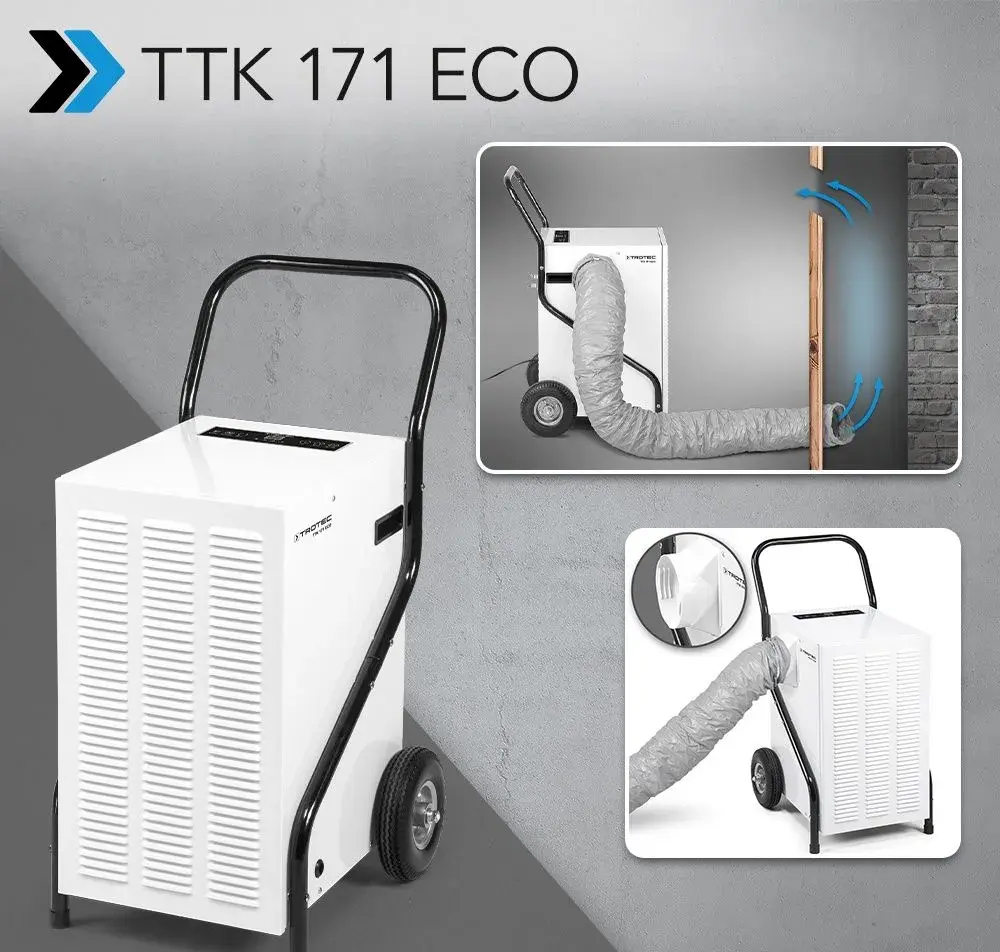 Priemiselný odvlhčovač vzduchu TROTEC TTK171