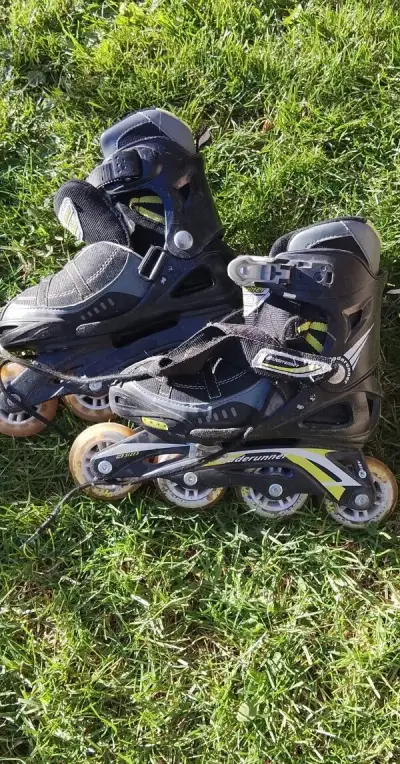 Kolieskové korčule Rollerunner – opotrebovaný stav
