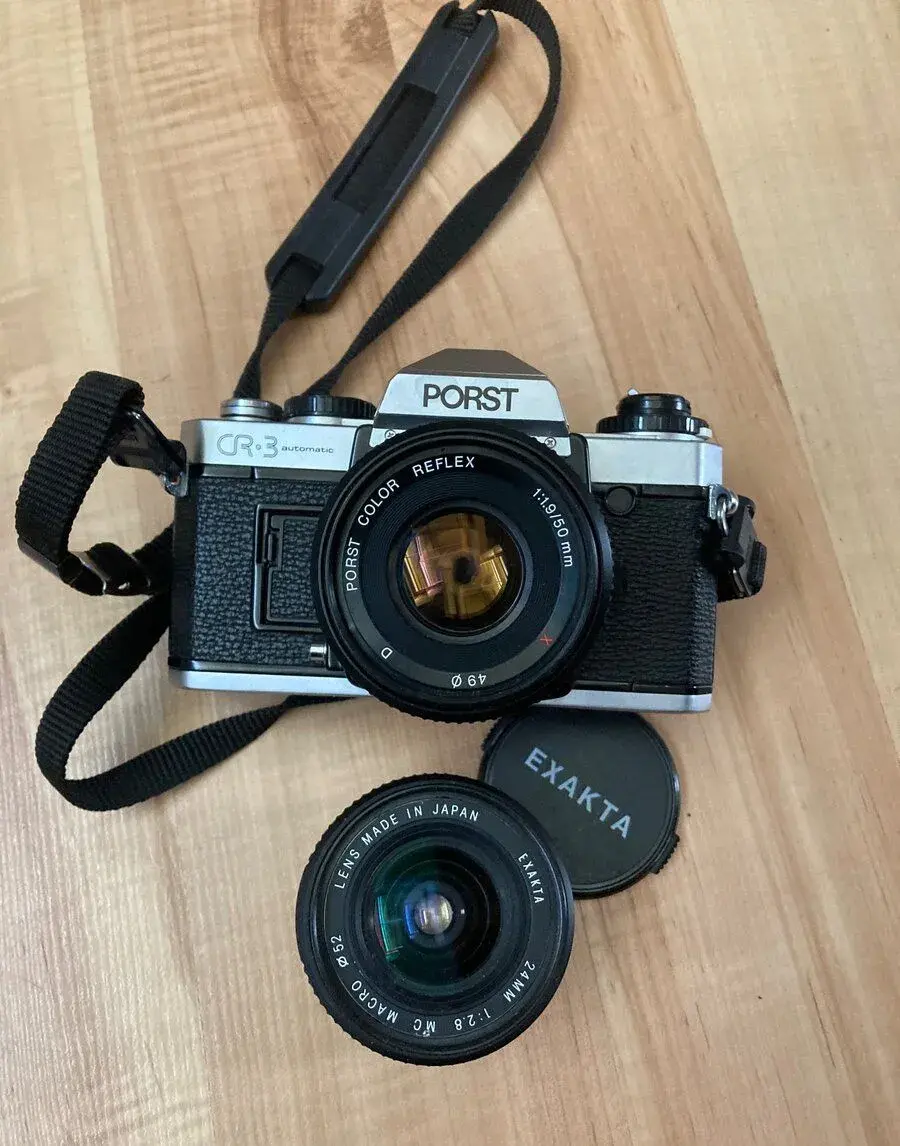 Porst CR-3 +2 objektivy