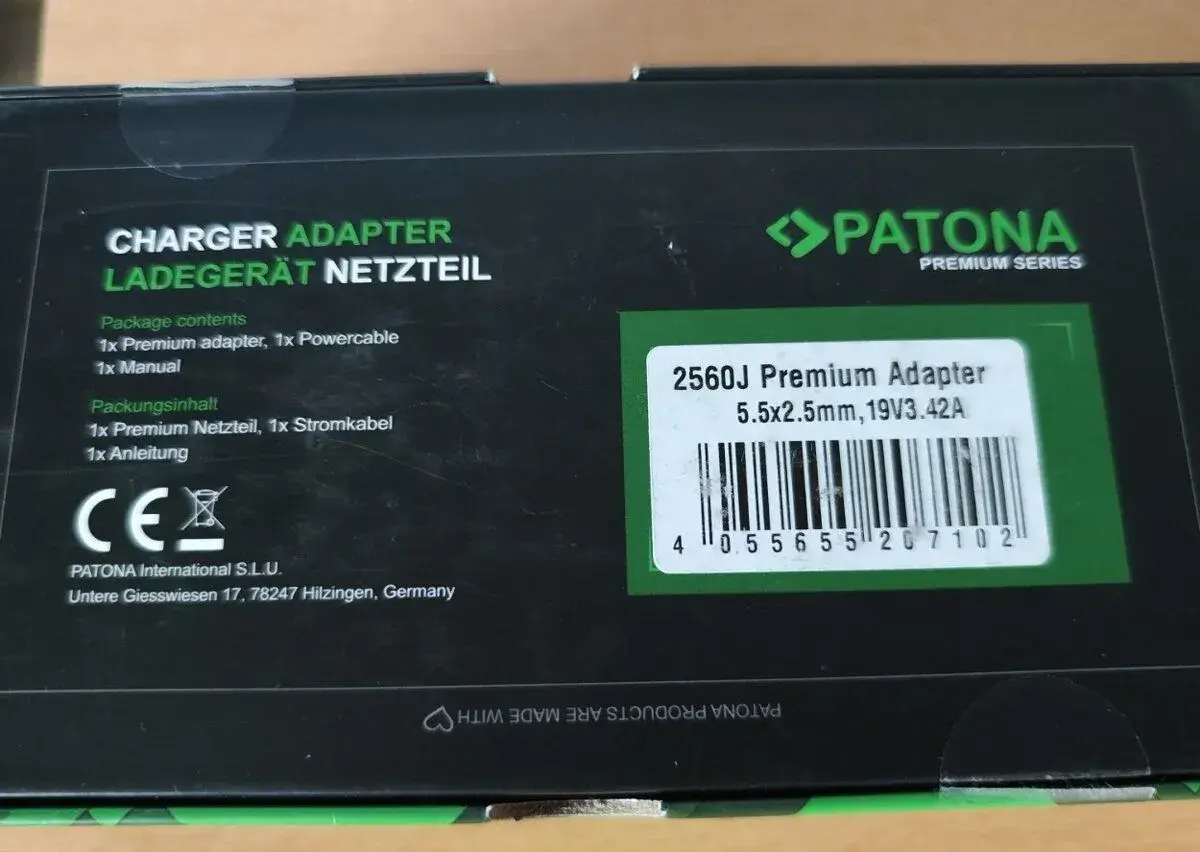 Novy Pc notebook zdroj Patona