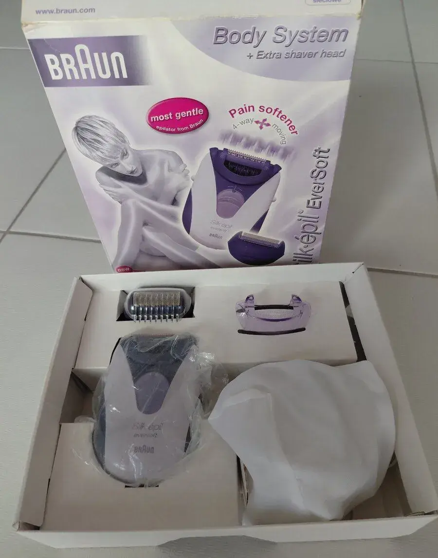 Epilátor Braun Silk-épil EverSoft Body System (Kompl
