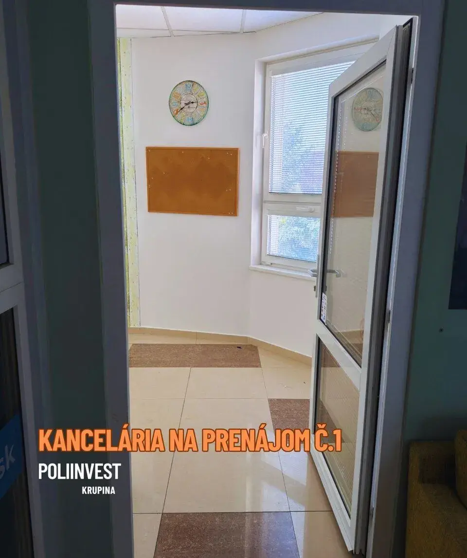 🏢 KANCELÁRIE NA PRENÁJOM – KRUPINA | POLIINVEST