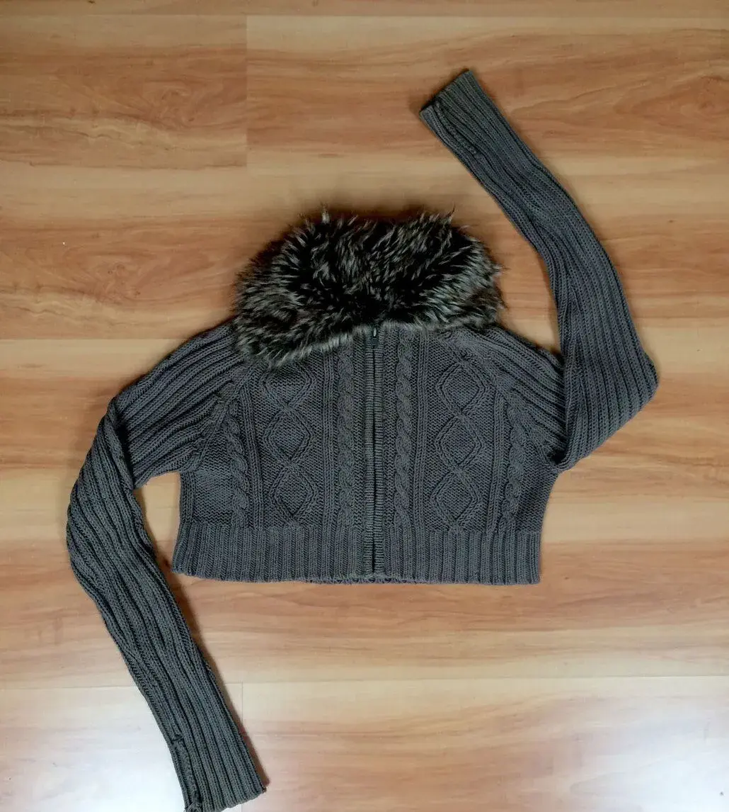 Cropped sveter C&A, S