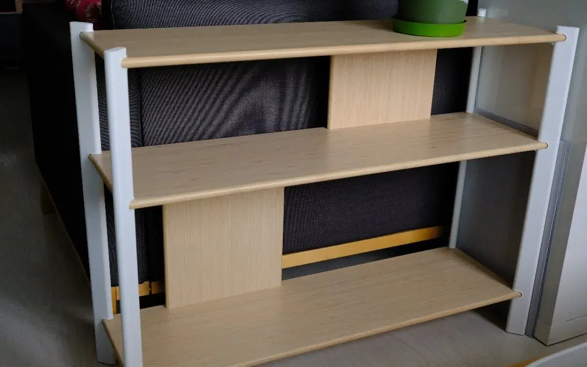 Bambusový policový regál IKEA Jättesta