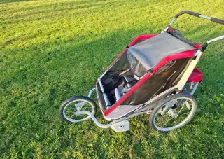 Thule Chariot Cougar 2 – cyklovozík / kočík pre 2 deti + prí