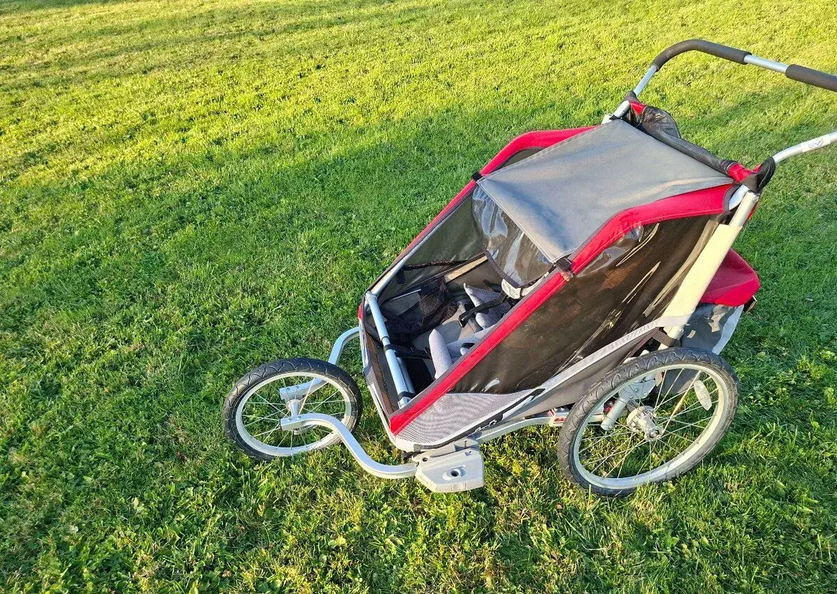 Thule Chariot Cougar 2 – cyklovozík / kočík pre 2 deti + prí