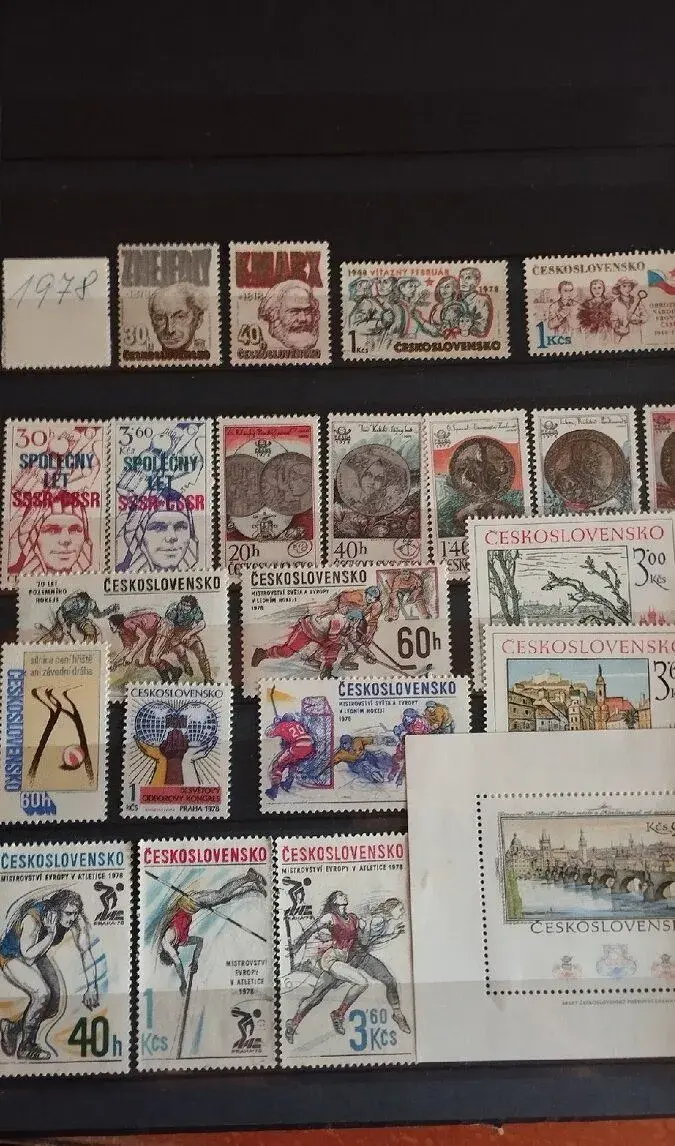 Československo kompletné ročníky top kvalita