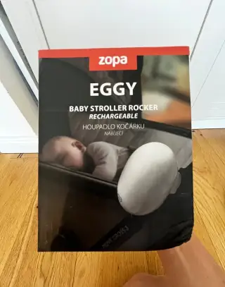 Zopa Eggy biela - hojdačka na kočík